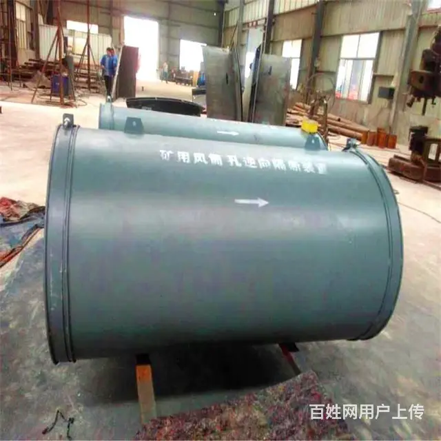 挡住逆流瓦斯的矿用防逆流铁风筒 铁风筒防逆流装置 - 图片 3
