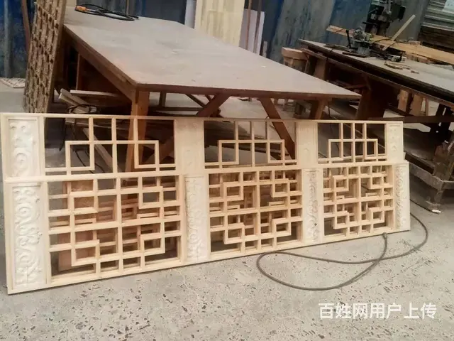 四川内江花格木窗实木卡口榫卯花格 - 图片 9