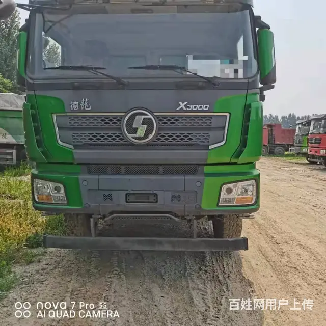 二手德龙自卸车 6米大箱 国五 后八轮渣土车 - 图片 1