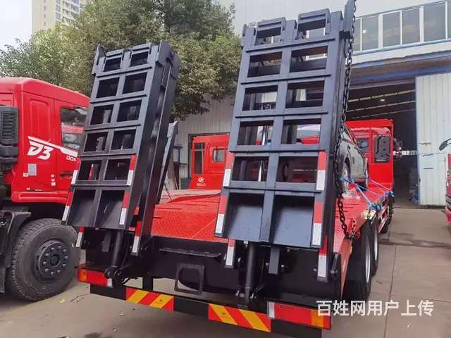 国六排放程力前四后八重型挖机平板拖车价格优惠可分期 - 图片 6