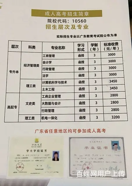 清远成人高考  广东的院校多  专业齐全 - 图片 3
