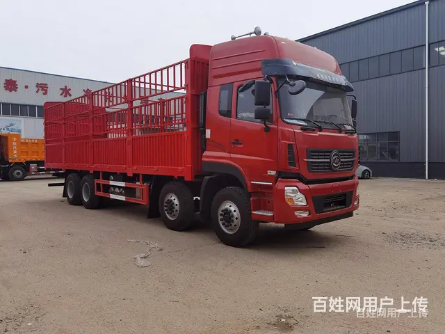 前四后八仓栏式货车 9.6米前四后八货车 厂家 - 图片 1