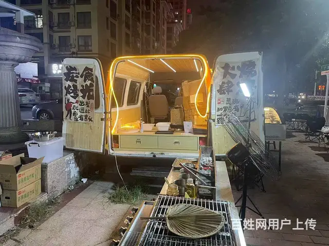 (速转店）移动的网红烧烤车转让 带技术 设备齐全 - 图片 3