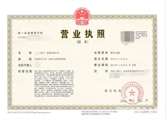 浙江自贸区专业注册油品公司，办理危化证，代理记账 - 图片 1