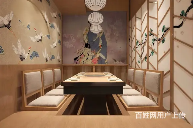 合肥原木风日料店装修，别样美食体验空间设计 - 图片 4
