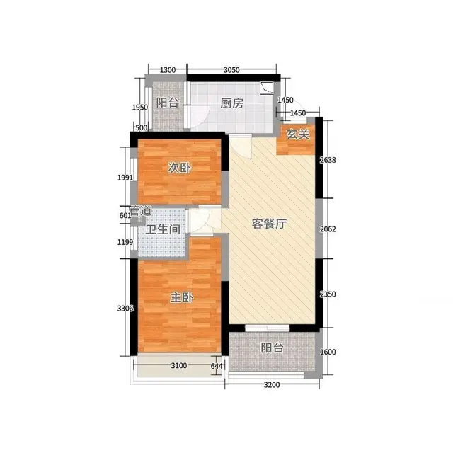 精装两室，家具家电齐全，直接拎包入住 - 图片 9