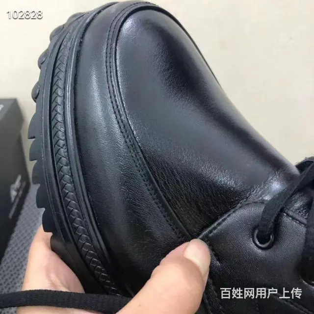 际华3515-X男士休闲羊毛靴。
 牛皮保暖靴 - 图片 2