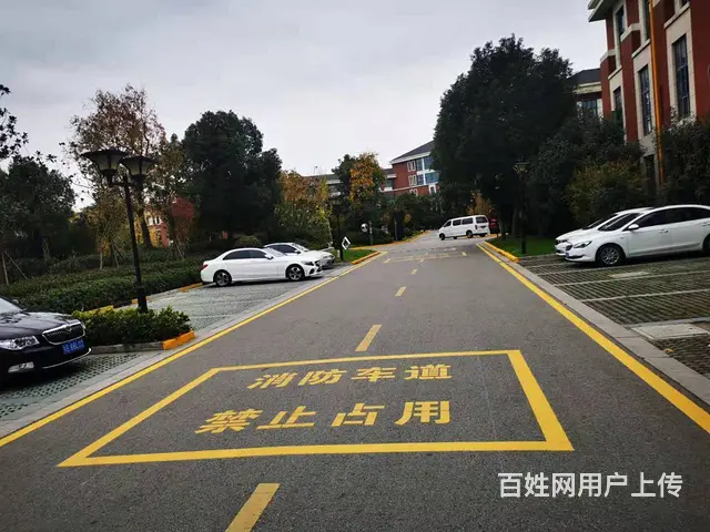 苏州郭巷道路划线、厂区消防通道划线、新区划线 - 图片