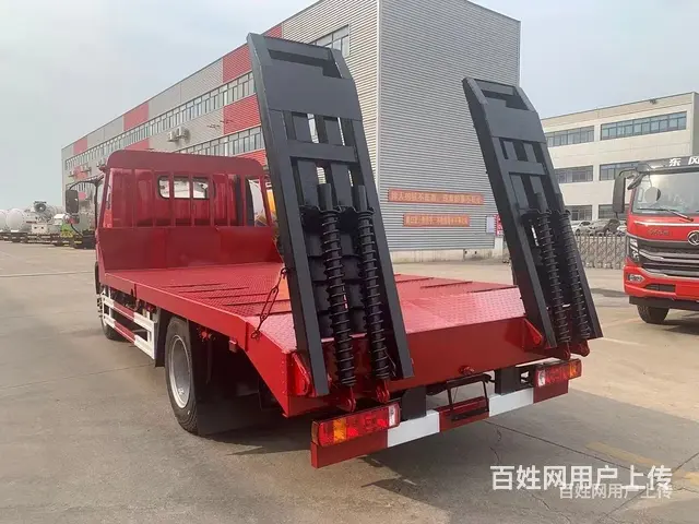 渭南国六解放虎V挖机拖板车15吨挖掘机拖板车多少钱 - 图片 4