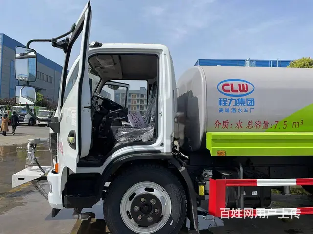 工地降尘洒水车 9方东风福瑞卡洒水车多少钱 - 图片 12
