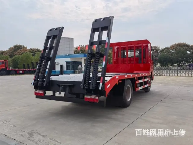 降价啦蓝牌平板车 单桥平板拖车 包上牌多少钱 - 图片 7