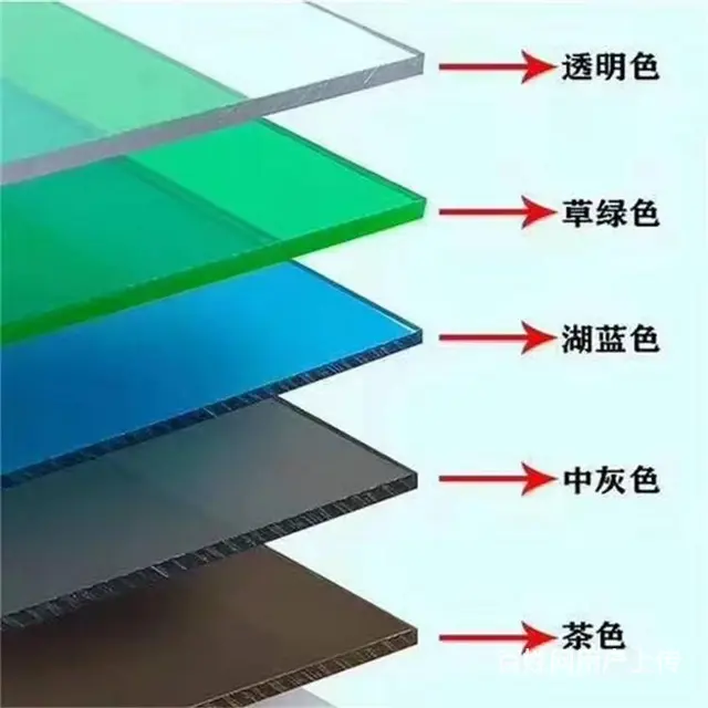 青岛莱西茶色pc阳光板莱西茶色阳光板车棚厂家 - 图片 6