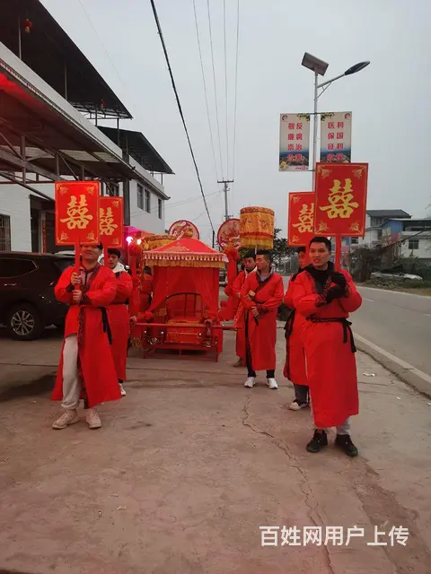 成都周边租花轿步撵大花轿，租喜轿轿夫，唢呐锣鼓 - 图片 8