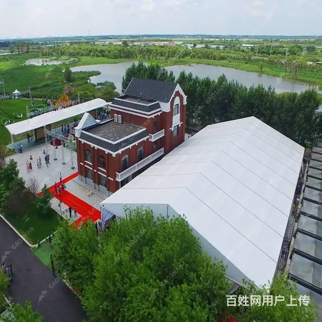 户外婚礼篷房 尖顶安检帐篷 啤酒大篷搭建 可租可售 - 图片 4