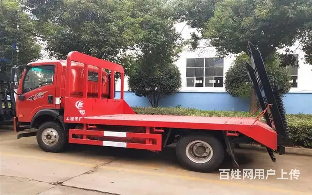 武威 重汽王牌厂家直销平板拖车  拖15吨挖机平板 - 图片 5