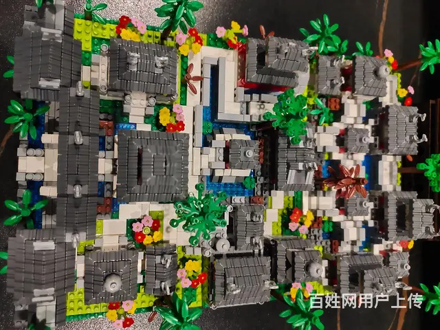 已拼好苏州园林拼装积木一套 - 图片 2