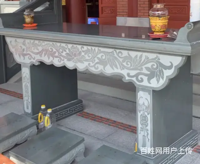 石雕供桌#寺庙#宗祠供品台 - 图片 3