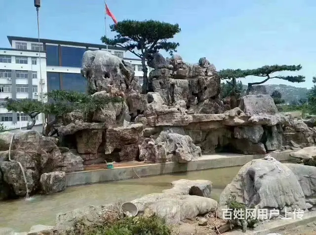 鱼池改造安装净化系统,假山庭院假 - 图片 3