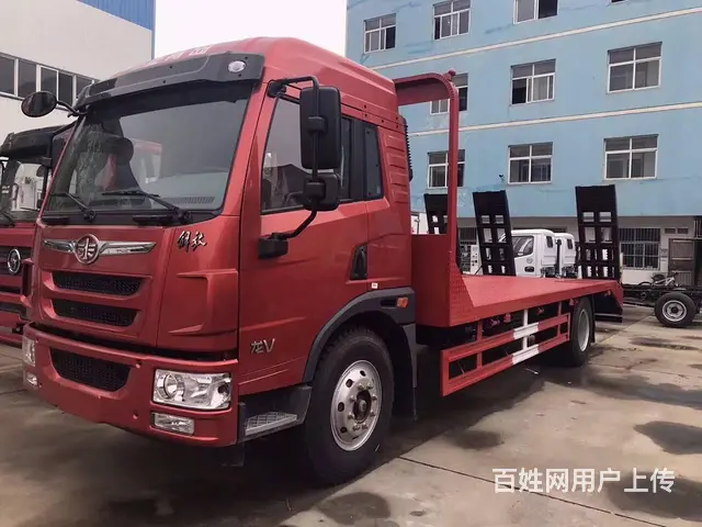 厂家直销解放平板拖车 拖6吨-15吨挖机平板车 - 图片 5