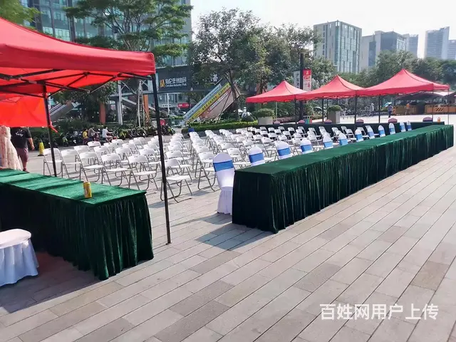 越秀折叠桌出租宴会酒店椅出租 - 图片 2
