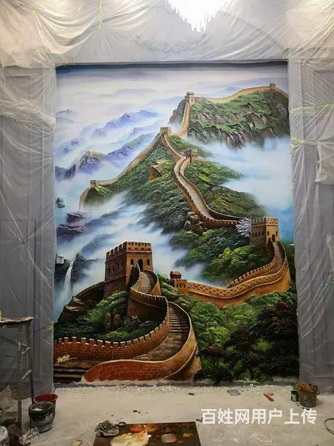 3D立体浮雕彩绘培训 立体浮雕壁画彩绘培训班 - 图片 3