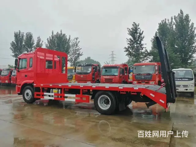 潜江江淮挖机平板拖车拉180挖机厂家直销好上户 - 图片 6