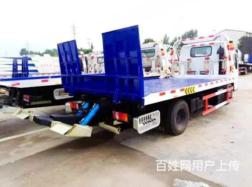 高端轻卡进口发动机  五十铃清障车平板一拖二精品推 - 图片 4