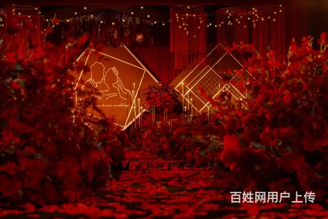 红色系婚礼 - 图片 4