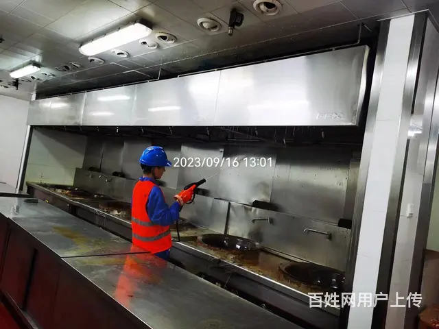 昆山淀山湖酒店会所排油烟设备清洗 资质齐全 - 图片 6