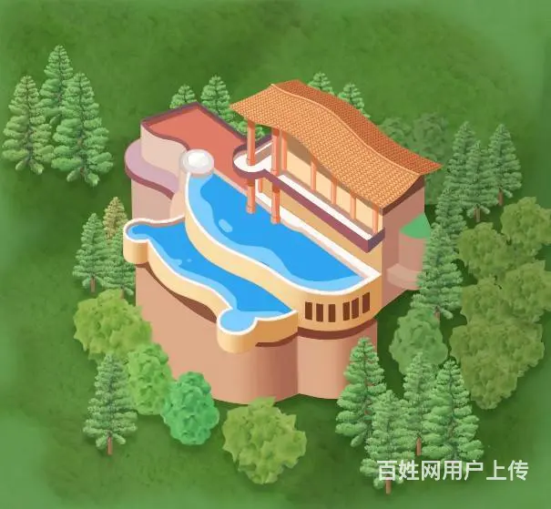 专业景区手绘地图绘制导览图制作 - 图片 2