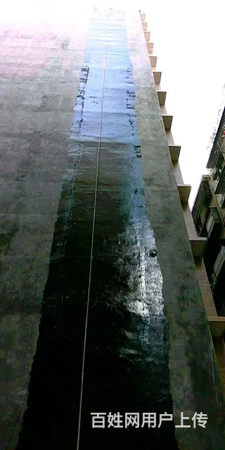 外墙高空清洗，蜘蛛人安装作业 - 图片 6