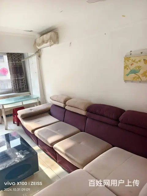 出租豪德八里铺附近西城华府二楼，两室一厅，冰箱 洗衣机 热 - 图片 3
