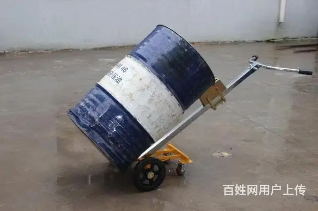 油桶夹具手推油桶车液压油桶搬运车翻转倒料器倒桶器 - 图片 9