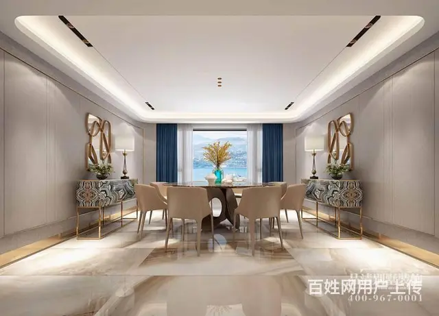 现代风格500平米常州别墅装修案例 - 图片 5