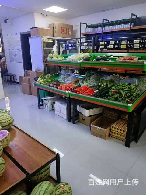 7834(七P）个人城中区万科营销中心门口水果蔬菜店转让 - 图片 3