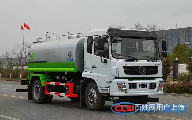 国六东风12吨洒水车 喷雾降尘车价格配置电话 现车 - 图片 1