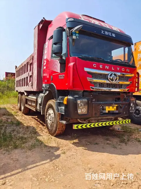 二手红岩杰狮 后八轮自卸车 国5 390马力 - 图片 5