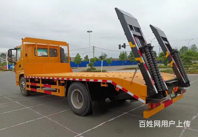 国六陕汽翼6平板车 整车满焊结实耐用包上牌价格便宜 - 图片 11