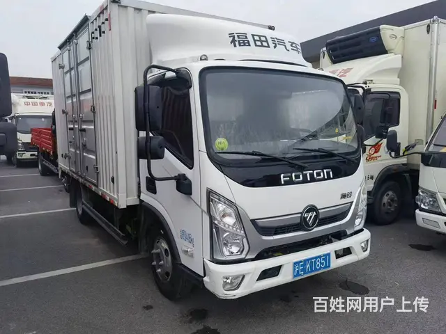 23年6月福田奥铃4米2厢式货车，可过户转籍 - 图片 1