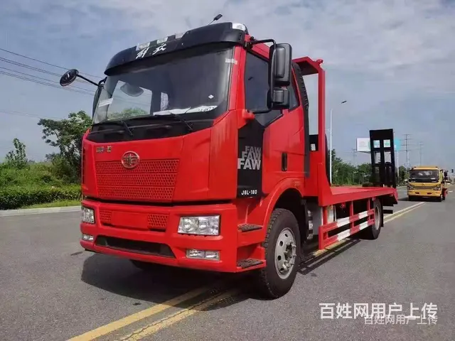 解放拉120挖机平板拖车平板运输车  批发价 - 图片 5