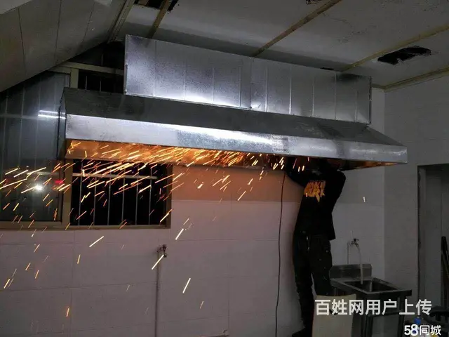厨房排烟，大厅通风，安装排油烟罩及油烟净化器，订做 - 图片 2