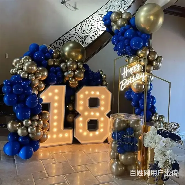 沈阳18岁成人礼气球装饰 纪念日 生日派对 - 图片 5