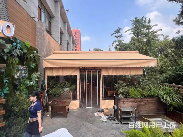 大排档夜市推拉篷伸缩雨棚厂家直销咖啡厅门头法式雨棚 - 图片 8