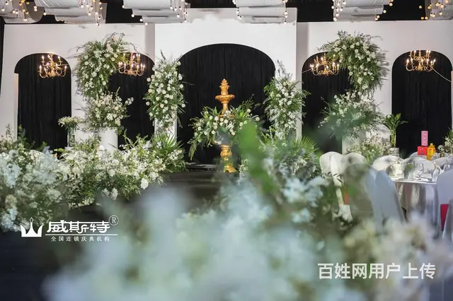 小清新白绿色婚礼 - 图片 4