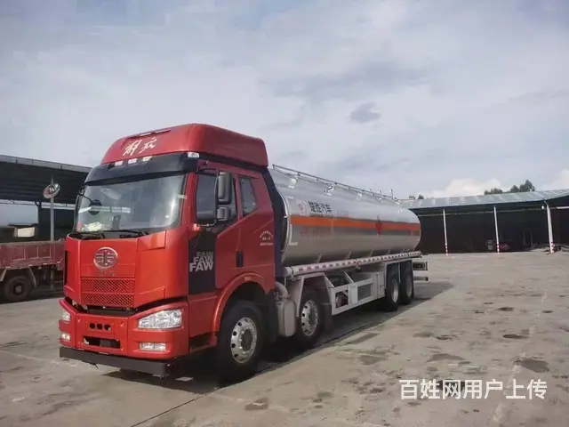 国五解放前四后八满载21吨油罐车也年审多少价格 - 图片 1