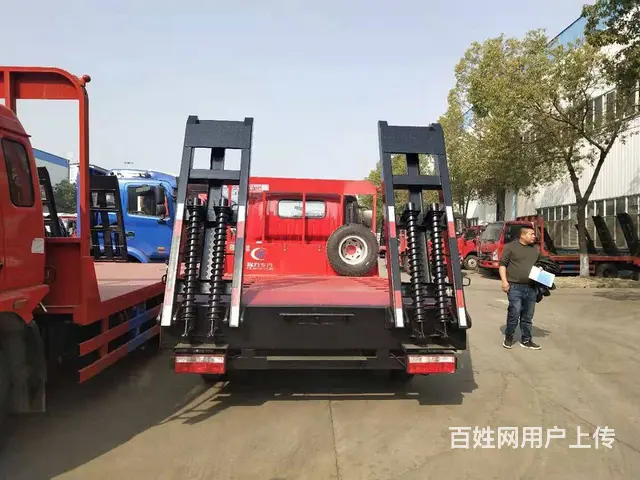 解放蓝牌平板拖车　可拖6-10吨挖机叉车　厂家直销 - 图片 7