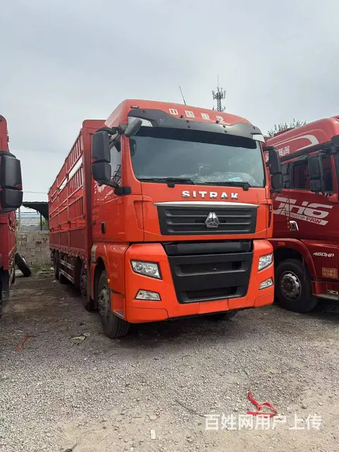 出售21年汕德卡G7，前四后八9.6米高栏载货车 - 图片 2