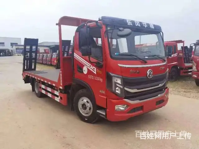 东风新款挖机拖车平板车 多少钱一辆 - 图片 8