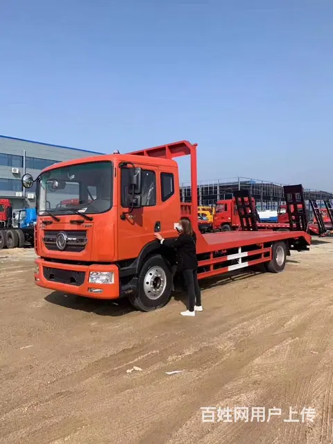 东风D9拉15吨挖掘机平板车135挖机拖车可分期 - 图片 7