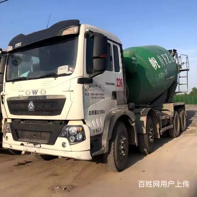 17年轻量化二手豪沃搅拌车 大14方 前四后八 - 图片 1